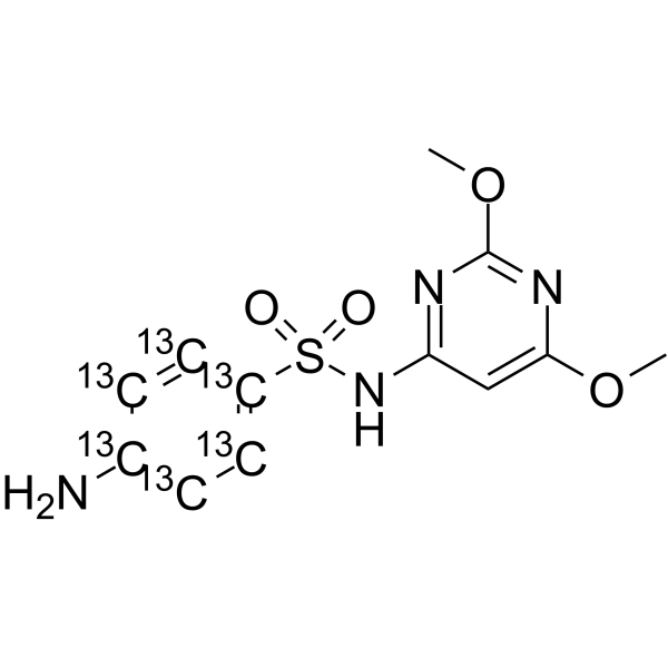 Sulfadimethoxine-13C6 (Sulphadimethoxine-13C6) 1334378-48-1